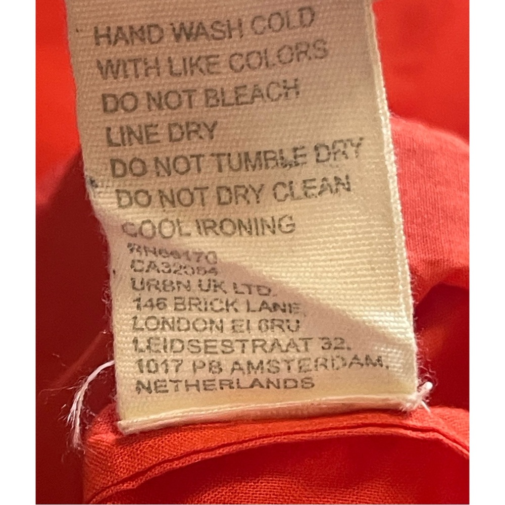 Anthropologie Forever That Girl Linen/Cotton Strapless Mini Dress NWT Size XL - Picture 6 of 11
